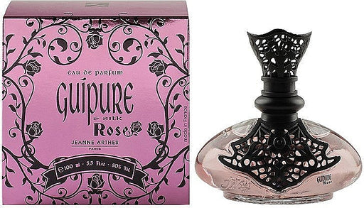 Guipure & Silk Rose