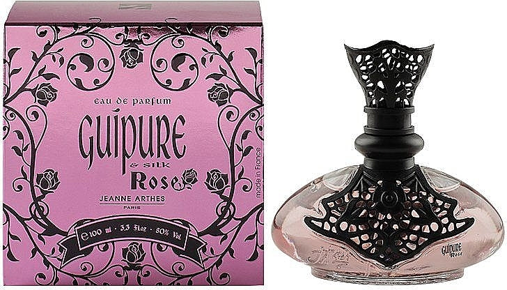 Guipure & Silk Rose